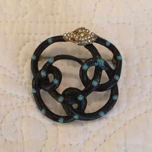 Vintage snake brooch